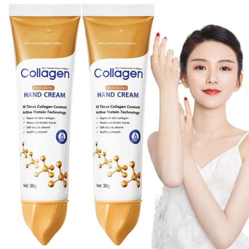 kunbry Collagen AntiAging Hand Cream10 Times Collagen ContentReplenishes Skin Collagen Moisturizes HandsCollagen Hand Cream 2pc